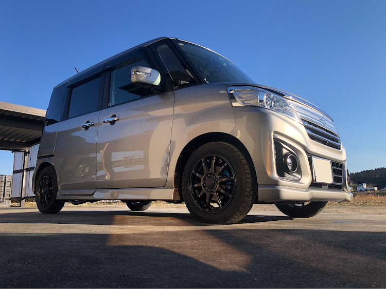 スペーシアカスタムのやっぱり洗車する・撥水バッチリ・無理やりはダメですよ！・ドアバイザーに関するカスタム事例の投稿画像1枚目