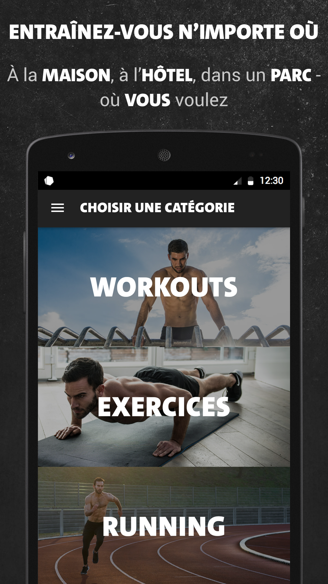 Android application Freeletics Training Coach - Bodyweight Fitness screenshort