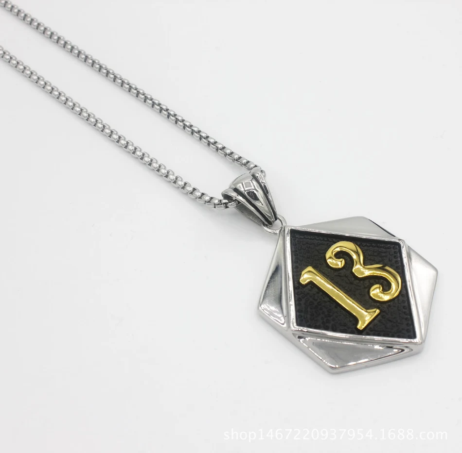 Hip-Hop Street Dance Number 13 Necklace