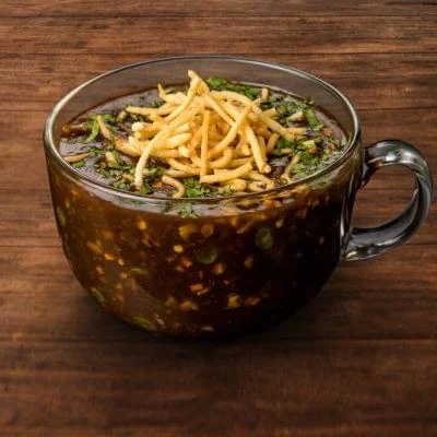 Veg Manchow Soup With Crispy Noodles