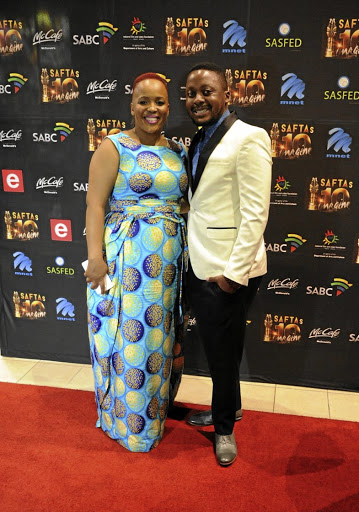 Tumi Morake and her husband Mpho Osei-Tutu / Tsheko Kabasia