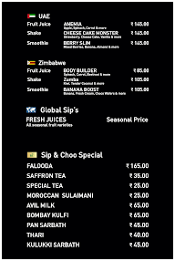 Sip Juice Bar menu 1