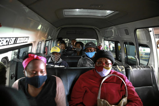 Bree Taxi Rank in Johannesburg usually connects thousands of people a day to towns, suburbs and townships. / Thapelo Morebudi