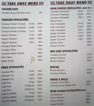 Changezi Chicken menu 3