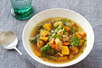 Kale and Roasted Butternut Squash Soup