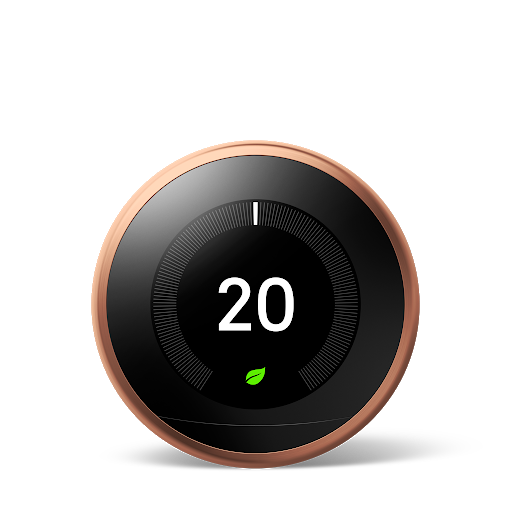 Image of Choose your Nest Learning Thermostat in Copper colour.