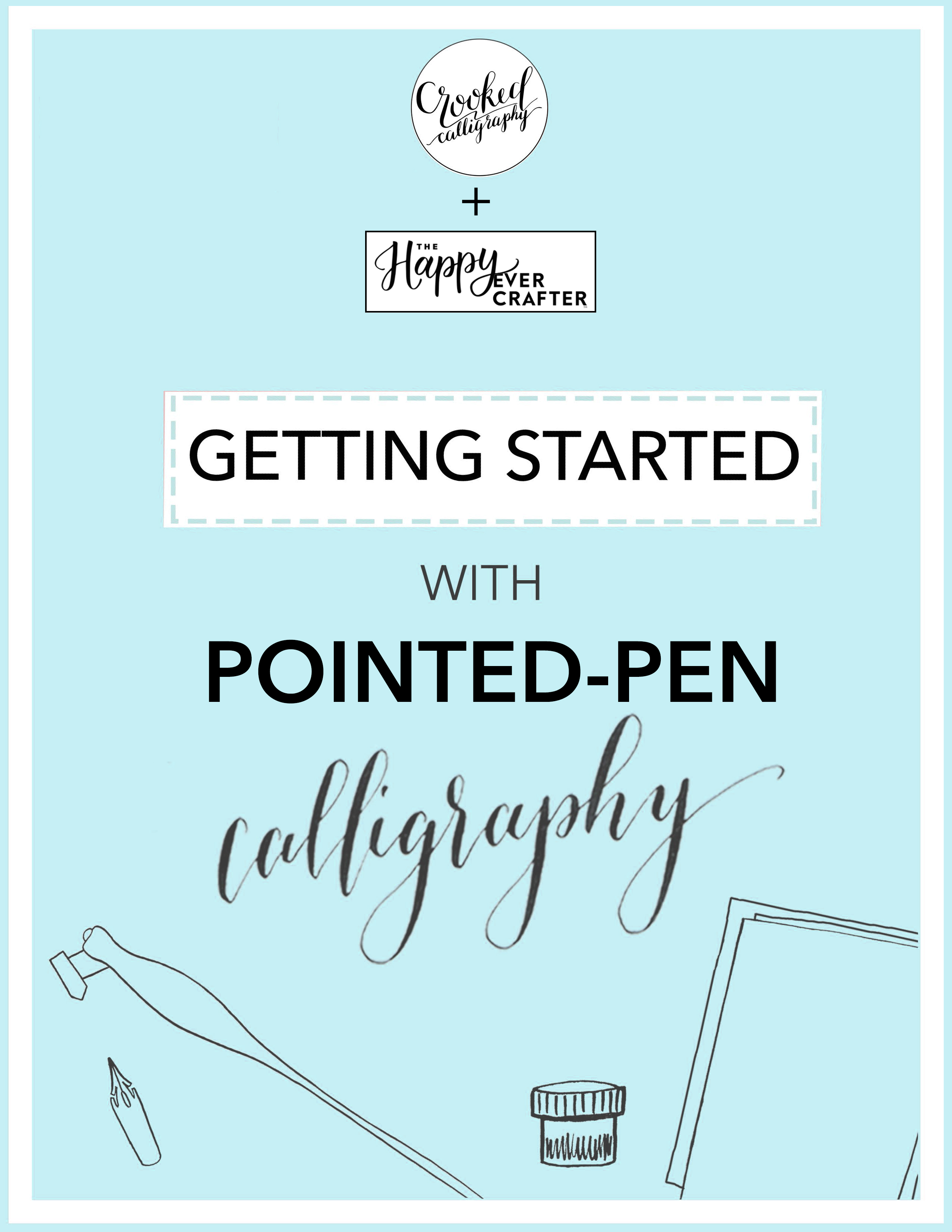 Learn Calligraphy On A Budget - The Happy Ever Crafter