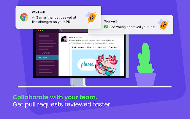 WorkerB for Pull Requests chrome extension