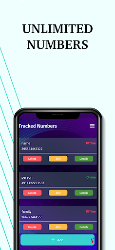 Screenshot WAblue Online Tracker