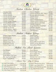 Savoury Sea Shell menu 5