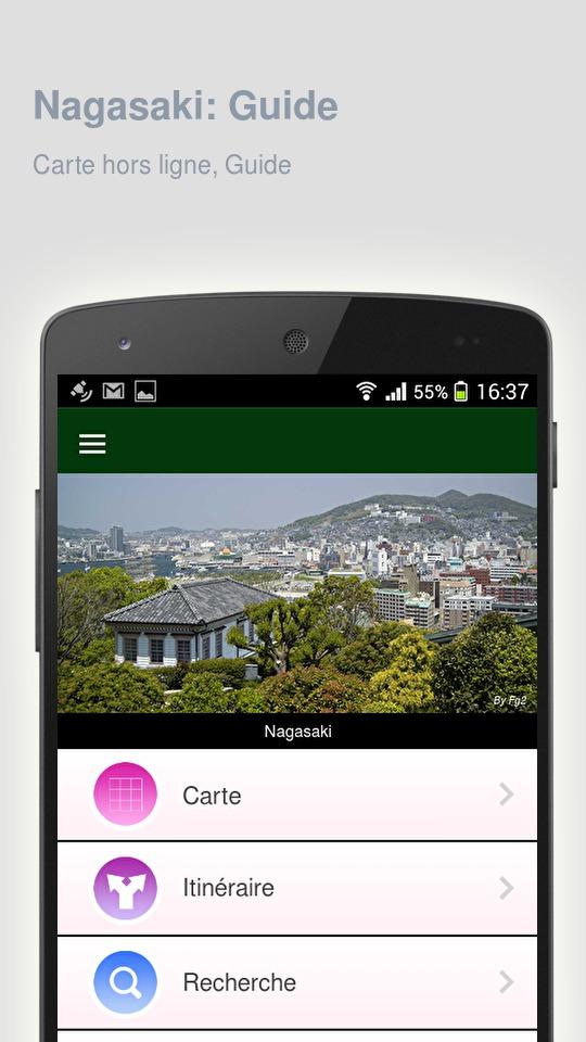 Android application Nagasaki: Offline travel guide screenshort
