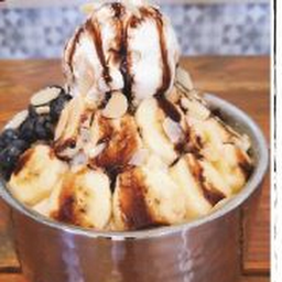 Banana-Chocolate Shaved Ice