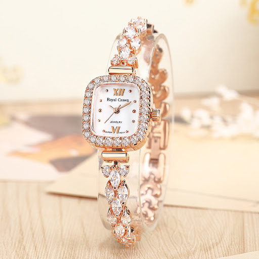 Title 6, Watch Bracelet Quartz Full Star Diamond Womens...