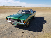 The Ford Cortina bakkie, Springbok edition, showed support for the Springbok team during the 1976 All Blacks tour.
