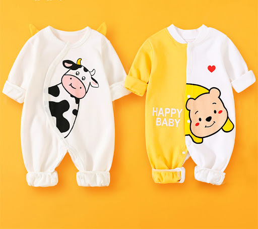 Title 36, Newborn Baby Summer Romper, 2-Piece Set, Long-S...