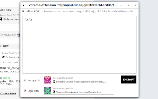 Inline PGP