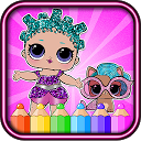 Herunterladen coloring surprise dolls with lol girls Installieren Sie Neueste APK Downloader