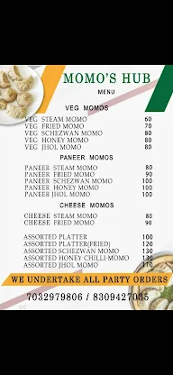 Momo's Hub menu 1