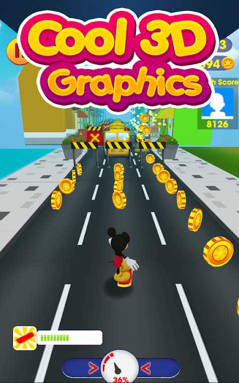 Mickey Rush: Run, Dash, Surf - FREE 3D Subway Gameのおすすめ画像3