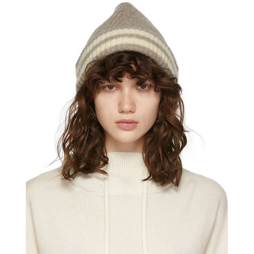 Title 7, Striped Knitted Wool Hats For Both Men And Women