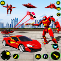 Flying Muscle Robot Car Game