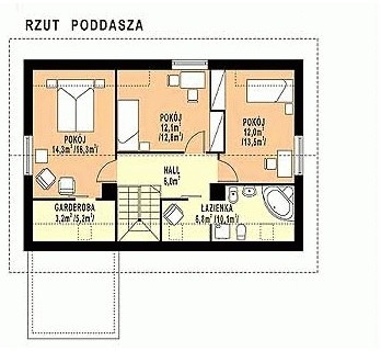 WB-3917 - Rzut poddasza