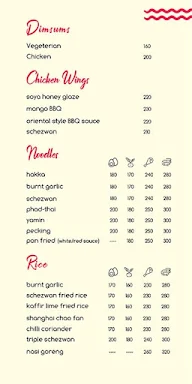 Zillionth Bistro menu 2