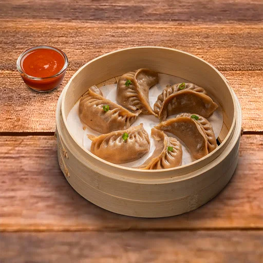 Chicken Wheat Momos With Momo Chutney