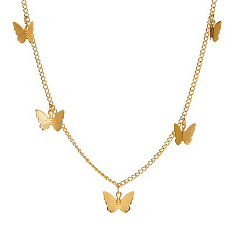 Title 5, Colar de borboleta simples de moda feminina com...