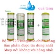 Combo 1 Bộ Lõi Lọc Nước 123 Kangaroo { Chính Hãng } - Tặng Kèm 1 Lõi Số 1 Kangaroo