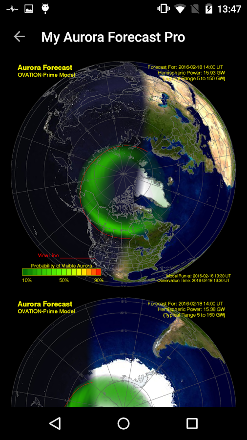    My Aurora Forecast Pro- screenshot  