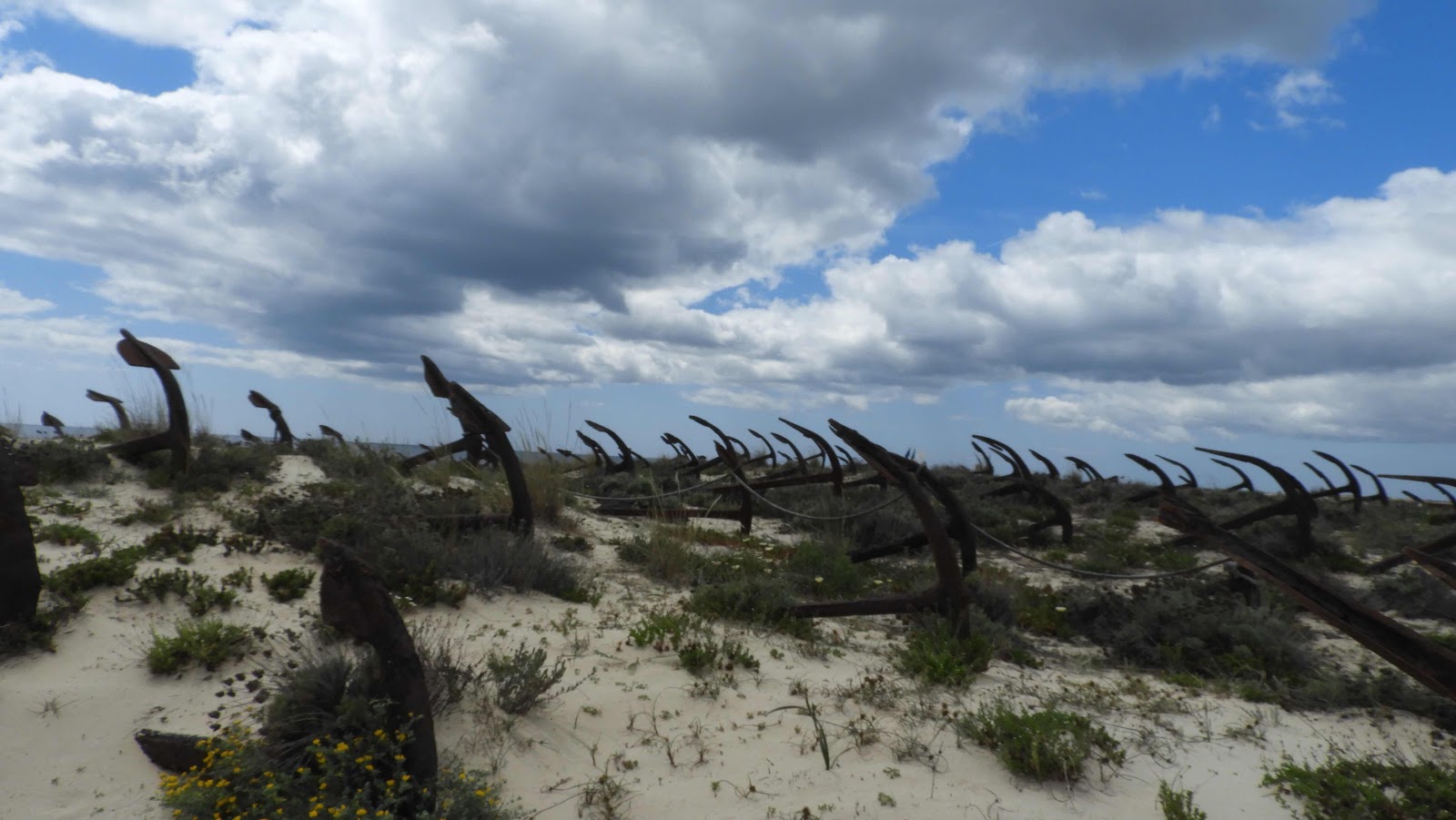 Anker cemetery, Praia do Barril, Algarve