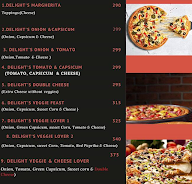 Delight Pizza And Cakes menu 1