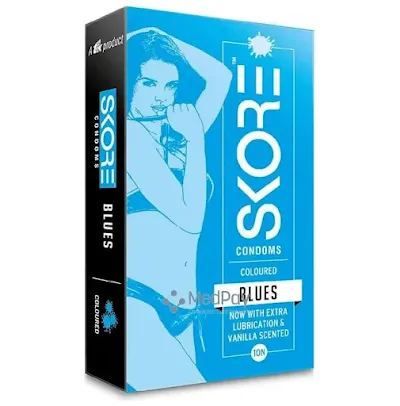 Skore Blues Condom - 10