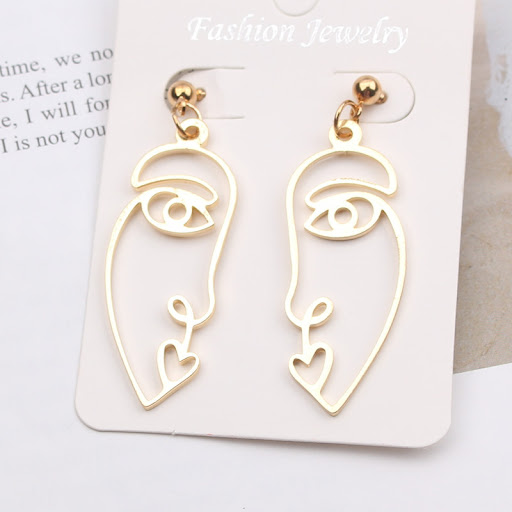 Title 1, Ladies New Fashion Metal Alloy Earrings. Styli...