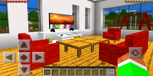 Screenshot Furniture mod Minecraft addon