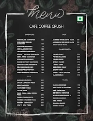 Cafe Coffee Crush menu 2