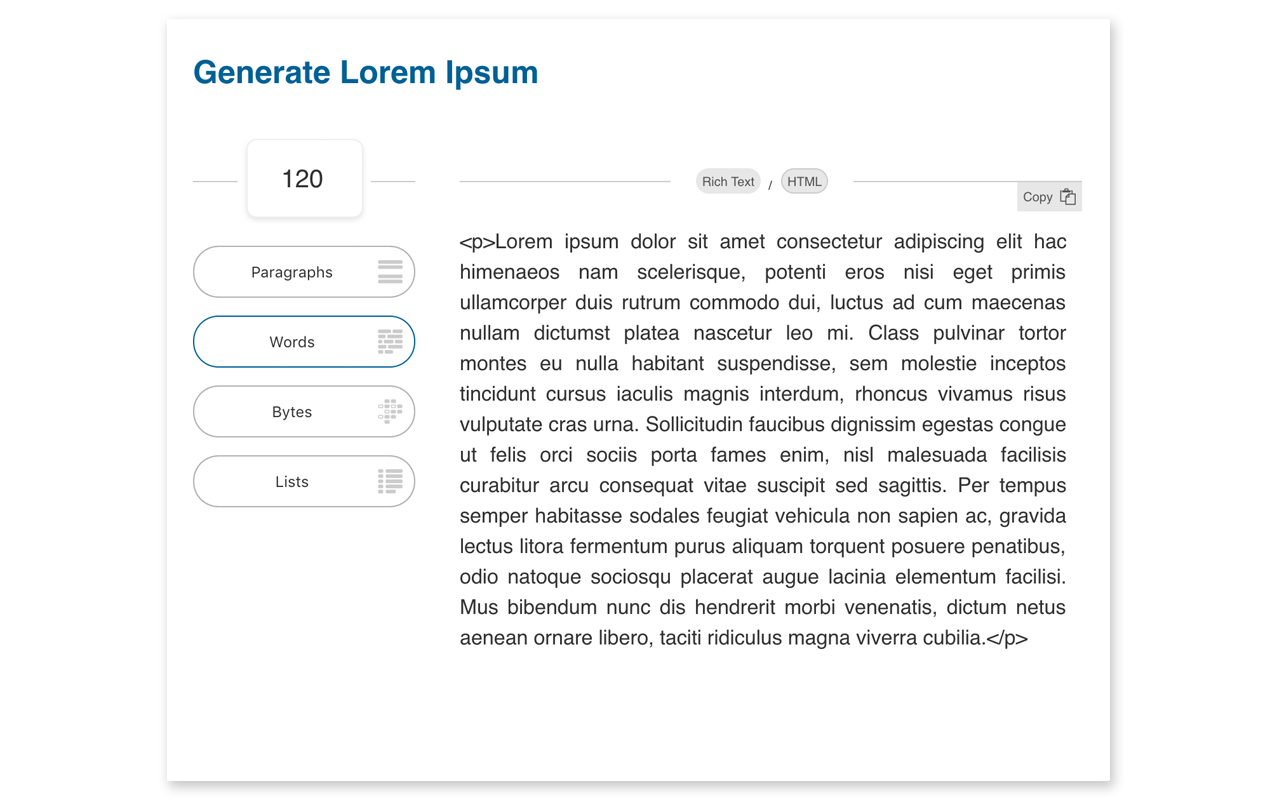 Lorem Ipsum Generator Preview image 4