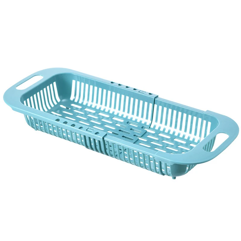 Household Kitchen Retractable Sink Storage Rack with Dishwashing Function, Wall Mounted for Convenient and Efficient Spa
