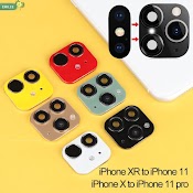 Miếng Dán Ống Kính Camera Giả Thay Đổi Trong Hai Màu Sắc Cho Iphone Xr X 11 Pro Max