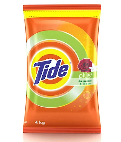 Tide Plus Jasmine & Rose Detergent Powder Pouch 500 Gm