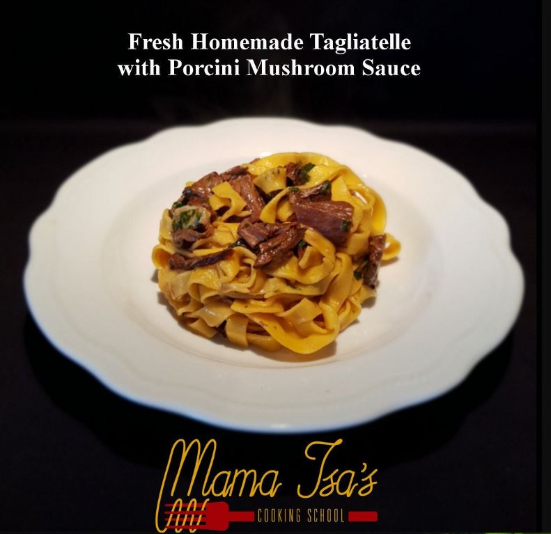 Homemade Gluten Free Tagliatelle Pasta from scratch with Porcini Mushroom sauce
https://isacookinpadua.altervista.org/gluten-free-classes.html