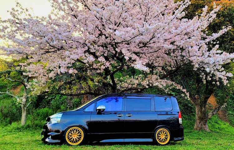 ヴォクシーのCUSTOM雅FAMILY・BIREIgarage・K-BREAK・#ADVANカラー・ちょいシャコタンに関するカスタム事例の投稿画像2枚目