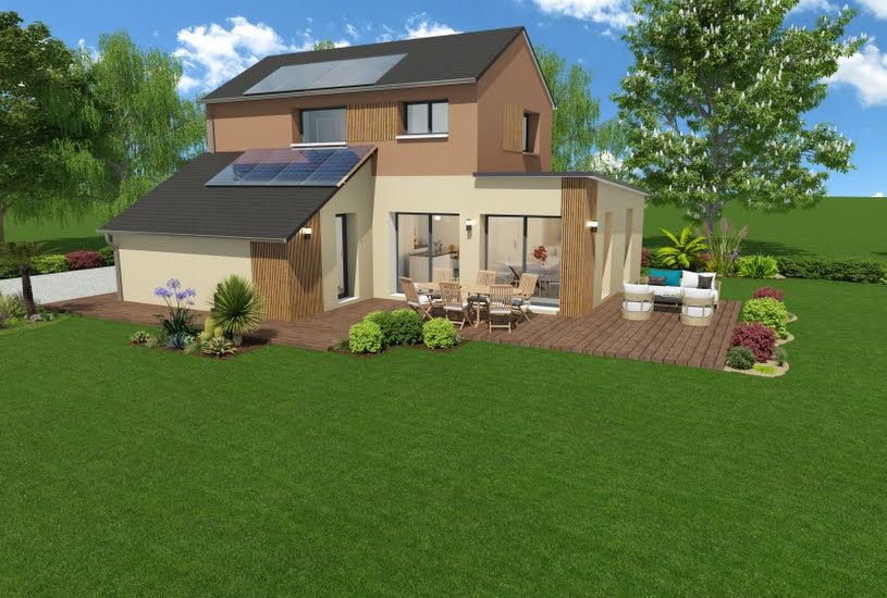  Vente Terrain + Maison - Terrain : 312m² - Maison : 110m² à Saint-Domineuc (35190) 