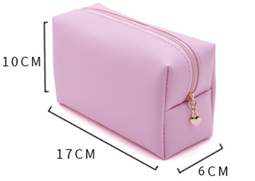 Title 1, Large Capacity Leather PU Cosmetic Bag for Ladi...