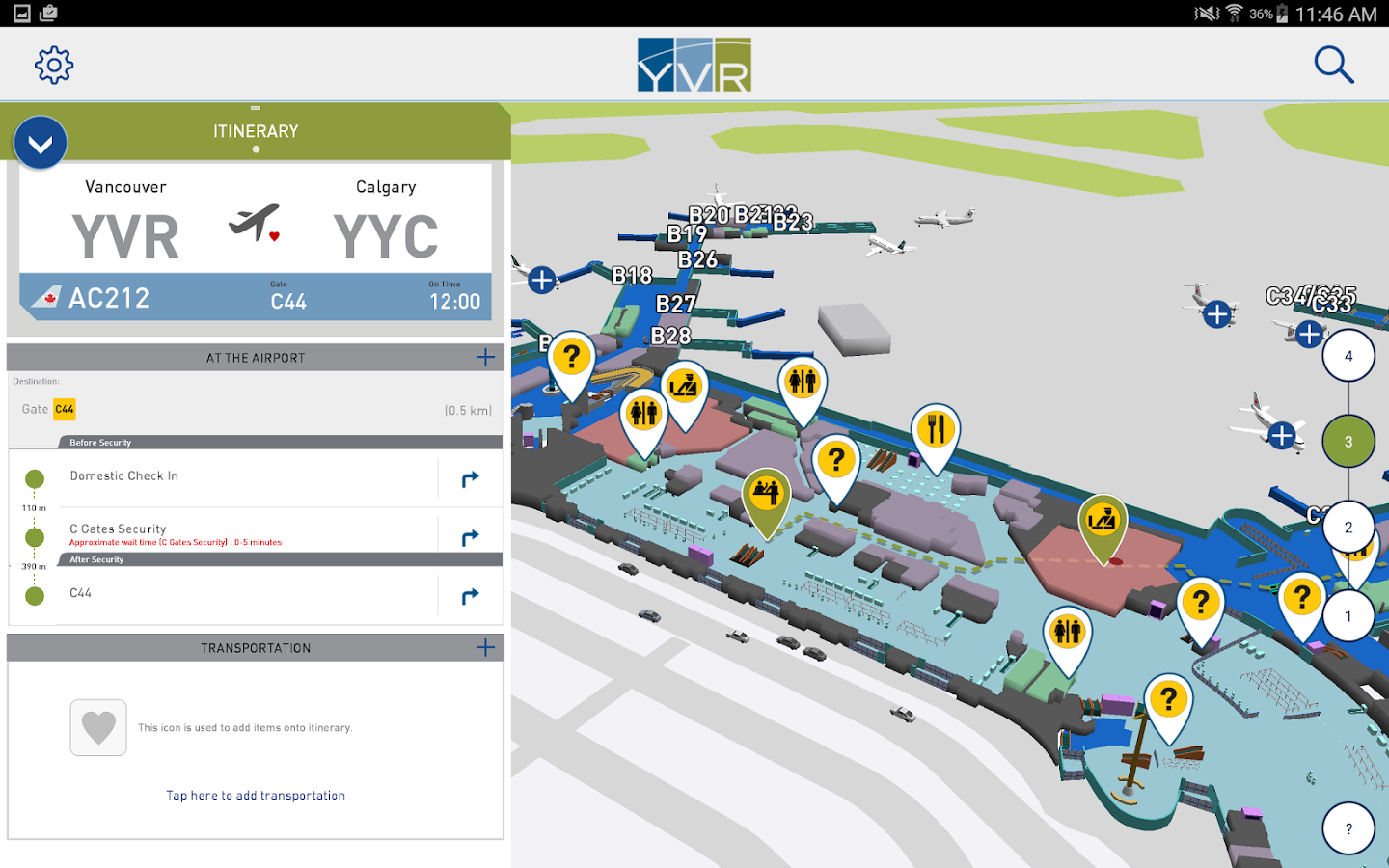 YVR Airport - Android Apps on Google Play