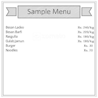 Corner Sweets menu 1