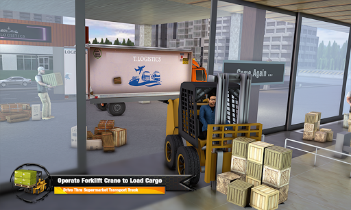 Supermarket Cargo Transport Truck Driving Sim 2019 screenshots 6