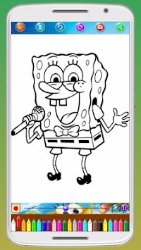 Buku Mewarnai Spongebob Poster