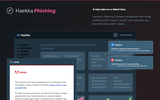 Haekka Phishing Chrome Extension